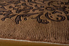 Momeni New Wave NW114 Brown Area Rug Closeup
