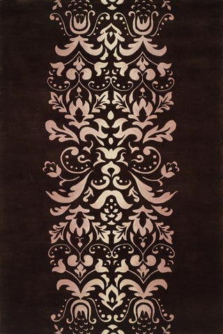 Momeni New Wave NW114 Chocolate Area Rug main image