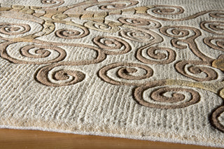 Momeni New Wave NW116 Ivory Area Rug Closeup