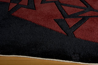 Momeni New Wave NW119 Black Area Rug Closeup