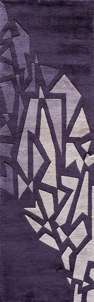 Momeni New Wave NW119 Purple Area Rug Close Up