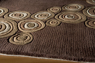 Momeni New Wave NW120 Earth Area Rug Closeup