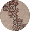 Momeni New Wave NW120 Mushroom Area Rug Room Scene Feature