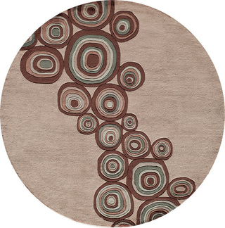 Momeni New Wave NW120 Mushroom Area Rug Room Scene Feature