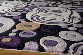 Momeni New Wave NW132 Black Area Rug Closeup