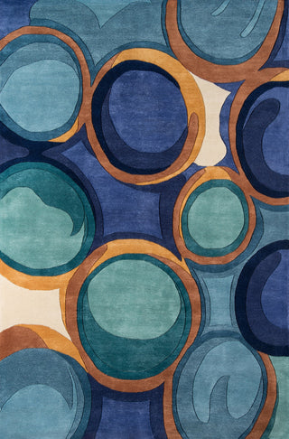 Momeni New Wave NW133 Blue Area Rug main image