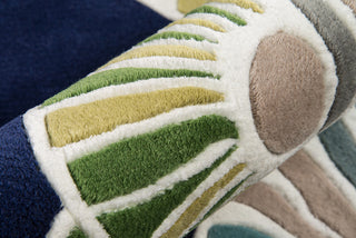 Momeni New Wave NW146 Navy Area Rug Detail Shot