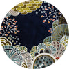 Momeni New Wave NW146 Navy Area Rug Room Scene Feature