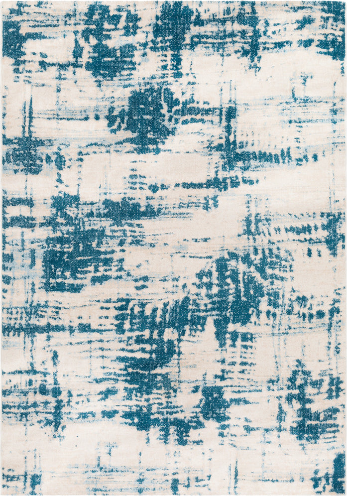Surya Notting Hill NHL-2302 Teal Pale Blue Beige White Area Rug main image