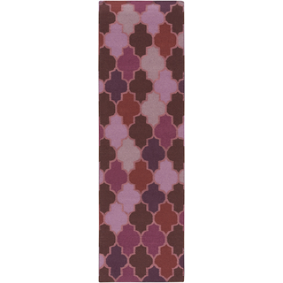 Surya Nia NIA-7003 Eggplant Area Rug 2'6'' x 8' Runner