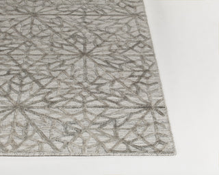 Chandra Nimah NIM-46500 Silver Area Rug Corner Shot
