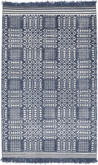 NuStory Bovina Nine Stars Blue Area Rug by Newell Turner main image