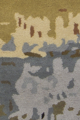 Chandra Nirvana NIR-6603 Blue/Beige/Brown/Green/Black Area Rug Close Up