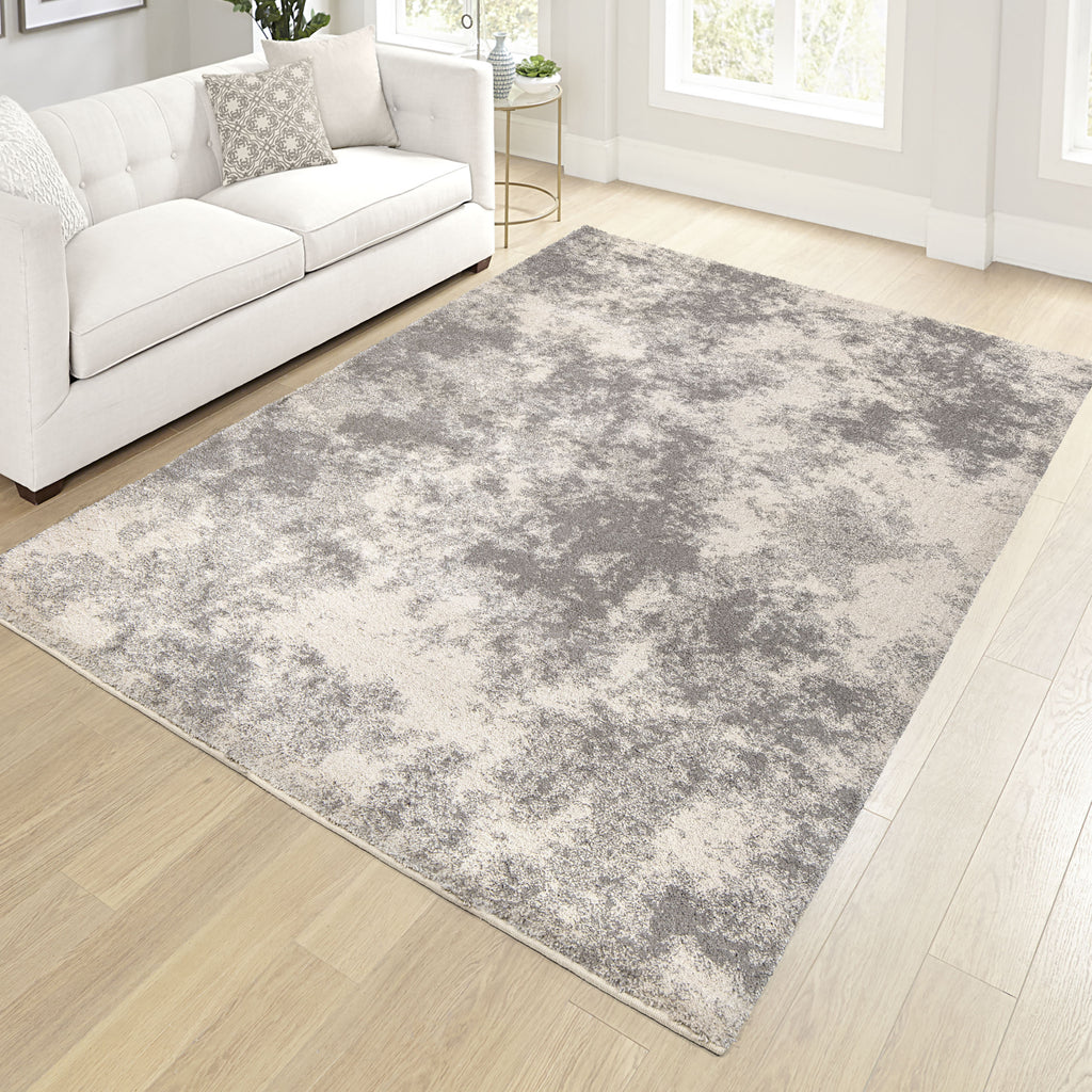 Orian Rugs Nirvana Strata Light Gray Area Rug by Palmetto Living Lifestyle Image Feature
