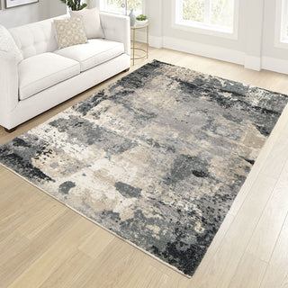 Orian Rugs Nirvana Awakenings Light Gray Area Rug by Palmetto Living Lifestyle Image Feature