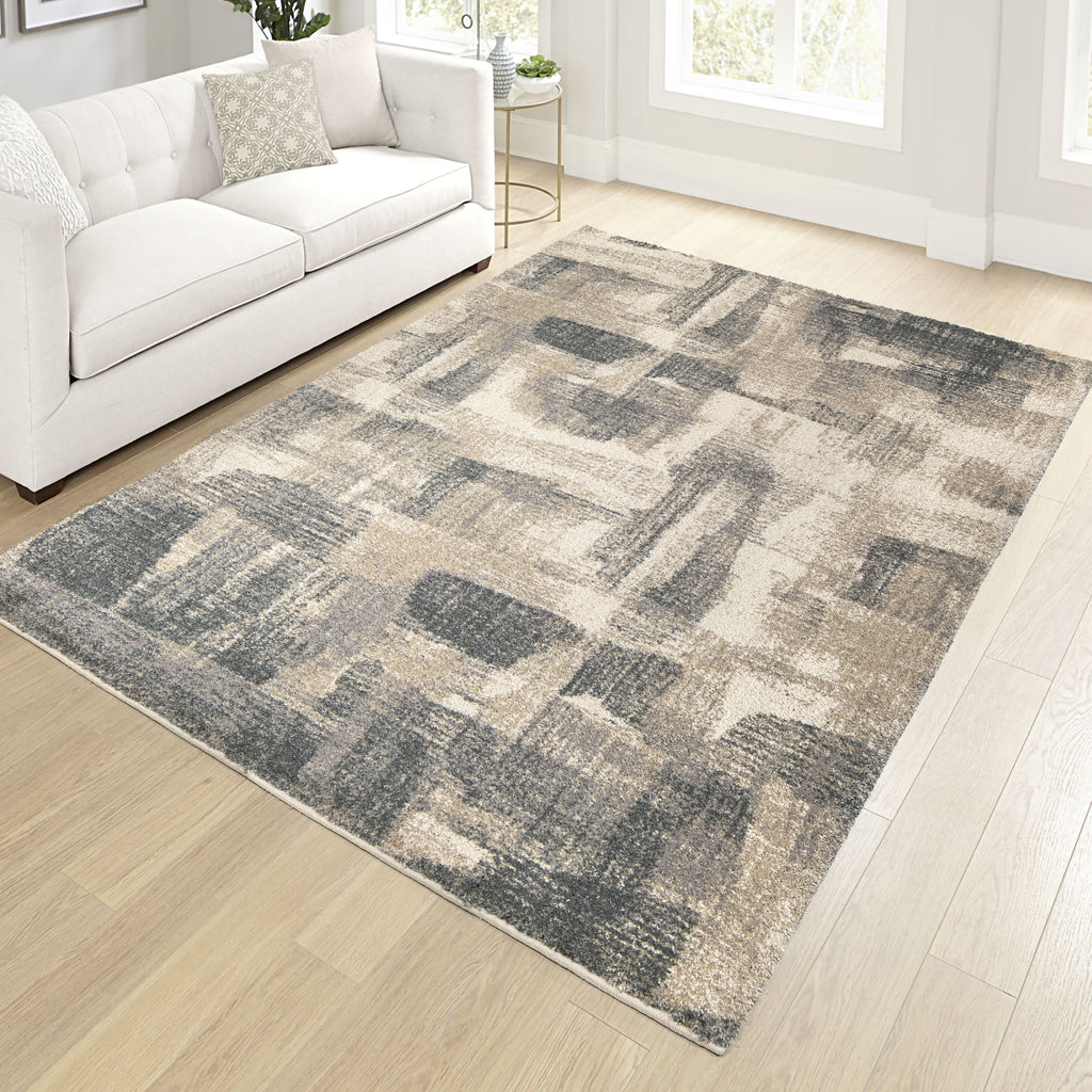 Orian Rugs Nirvana Angora Gray Area Rug by Palmetto Living Lifestyle Image Feature