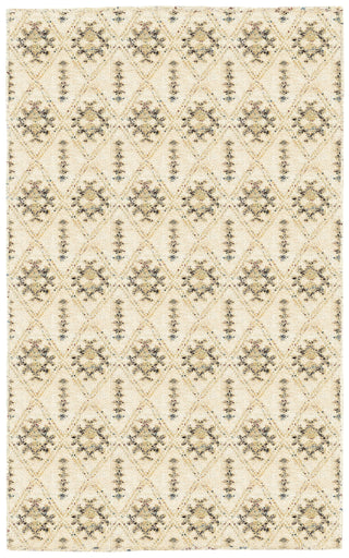 LR Resources Nisha 04401 Cream Hand Knotted Area Rug 10' X 14'