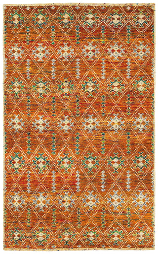 LR Home Nisha 04405 Rust Area Rug