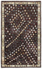 LR Resources Nisha 04407 Brown Hand Knotted Area Rug 7'9'' X 9'9''