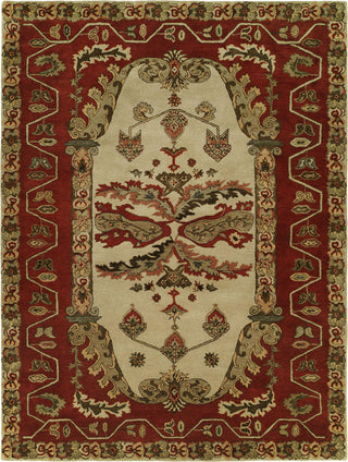 Kalaty Newport Mansions NM-067 Sand/Red Area Rug main image