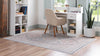 Unique Loom Noble T-NOBL1 Blue Area Rug Rectangle Lifestyle Image