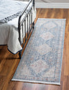 Unique Loom Noble T-NOBL1 Blue Area Rug Runner Lifestyle Image