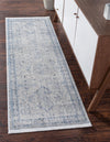 Unique Loom Noble T-NOBL1 Gray Area Rug Runner Lifestyle Image