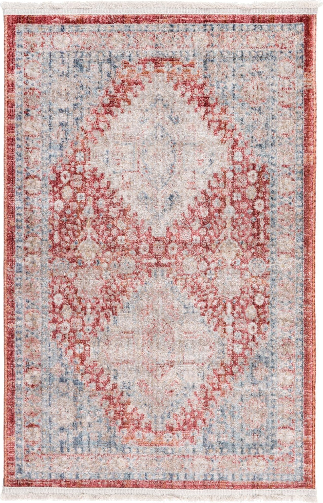 Unique Loom Noble T-NOBL1 Red Area Rug main image