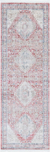 Unique Loom Noble T-NOBL1 Rust Red Area Rug Runner Top-down Image