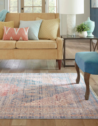 Unique Loom Noble T-NOBL2 Blue Area Rug Rectangle Lifestyle Image