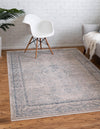 Unique Loom Noble T-NOBL2 Ivory Area Rug Rectangle Lifestyle Image Feature