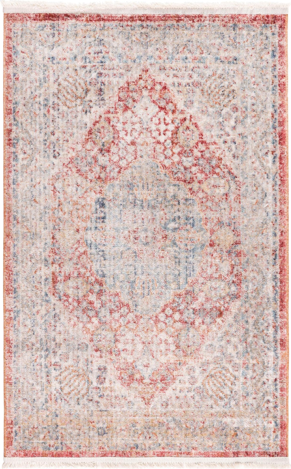 Unique Loom Noble T-NOBL2 Red Area Rug main image