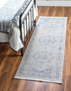 Unique Loom Noble T-NOBL3 Gray Area Rug Runner Lifestyle Image