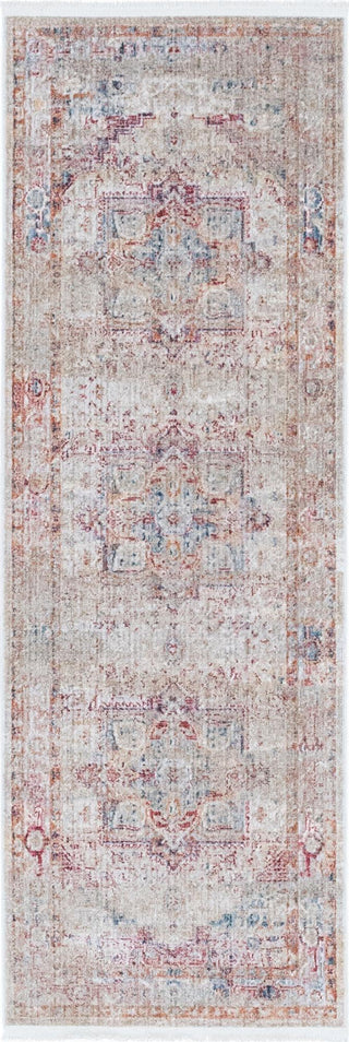 Unique Loom Noble T-NOBL3 Multi Area Rug Runner Top-down Image