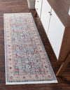 Unique Loom Noble T-NOBL4 Blue Area Rug Runner Lifestyle Image