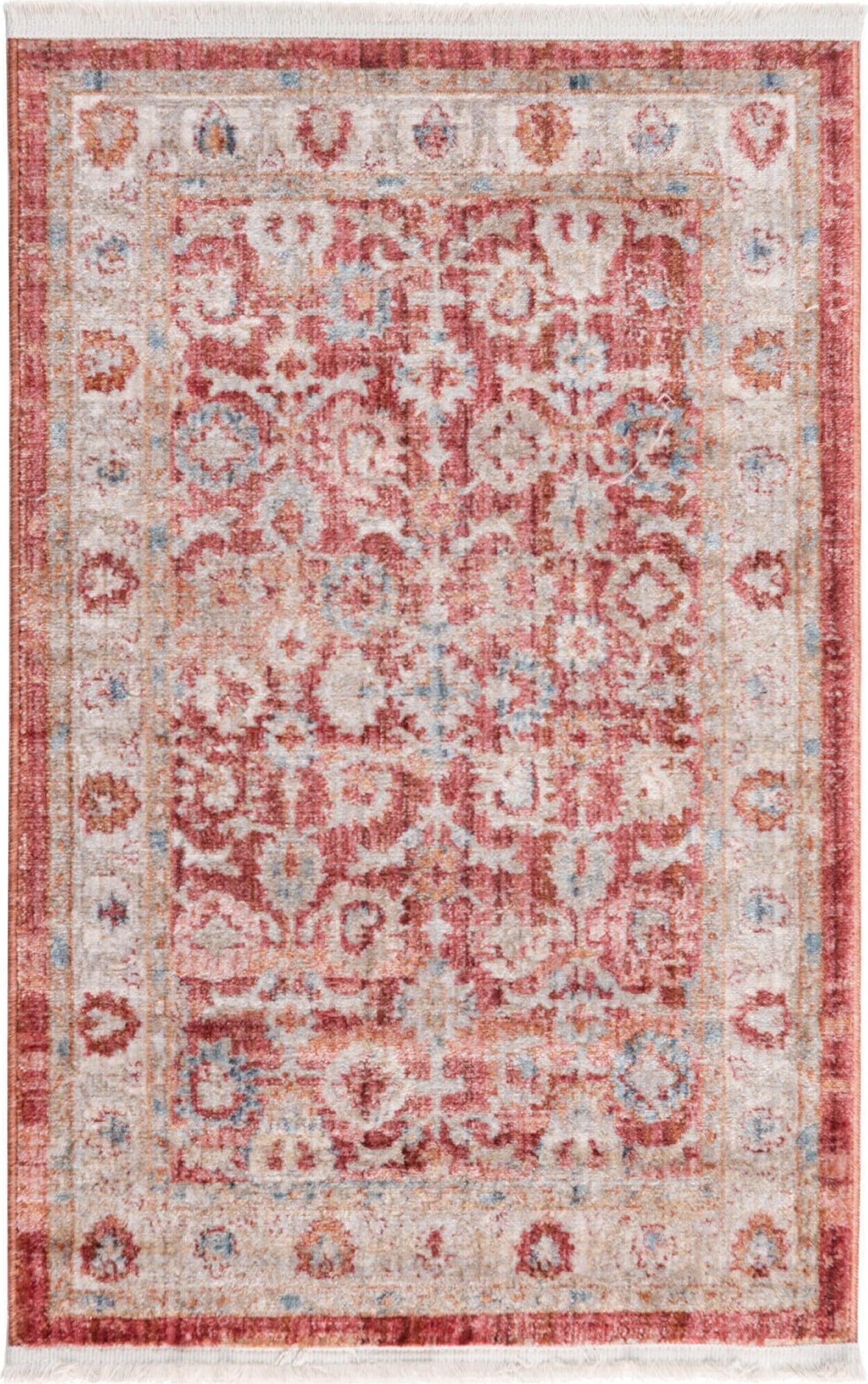 Unique Loom Noble T-NOBL4 Red Area Rug main image
