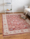 Unique Loom Noble T-NOBL4 Red Area Rug Rectangle Lifestyle Image Feature