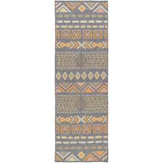 Surya Nomad NOD-101 Charcoal Area Rug 2'6'' x 8' Runner