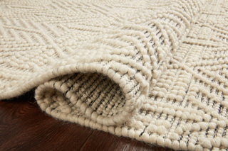 Loloi II Noelle NOE-01 Ivory/Black Area Rug Rolled