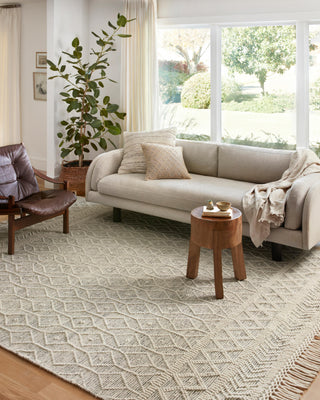 Loloi II Noelle NOE-02 Ivory/Black Area Rug Lifestyle Image Feature