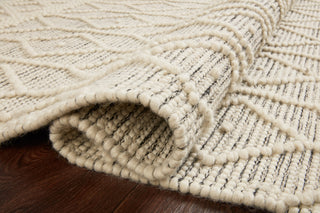 Loloi II Noelle NOE-02 Ivory/Black Area Rug Rolled