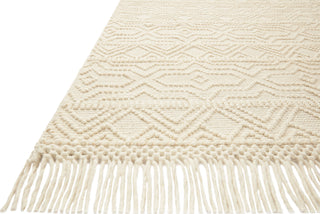 Loloi II Noelle NOE-04 Ivory/Ivory Area Rug Corner 