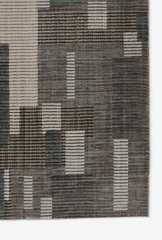 Momeni Noho NO-03 Grey Area Rug Corner Image