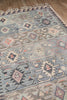 Momeni Nomad NOM-1 Blue Area Rug Corner Image Feature