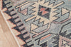 Momeni Nomad NOM-1 Blue Area Rug Close up