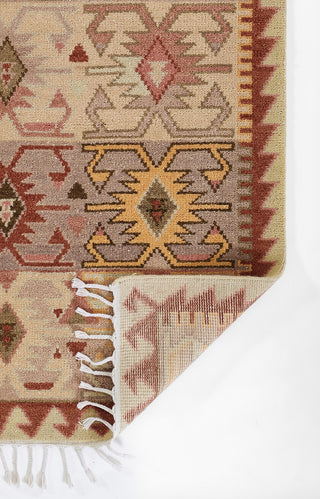 Momeni Nomad NOM-1 Rust Area Rug Round Image