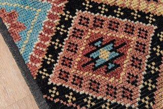 Momeni Nomad NOM-2 Black Area Rug Close up