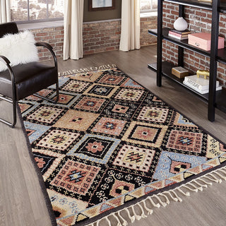 Momeni Nomad NOM-2 Black Area Rug Runner Image Feature