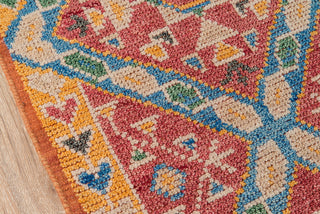 Momeni Nomad NOM-4 Rust Area Rug Close up