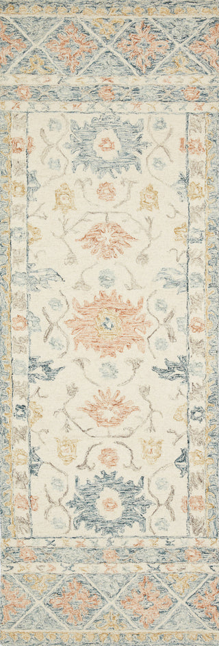 Loloi Norabel NOR-01 Ivory/Multi Area Rug2'6''x 7'6'' Runner